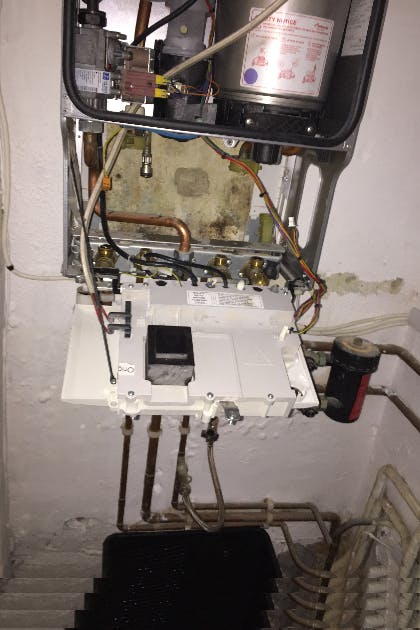 Leaking internals on this Worcester Bosch boiler being carried out at a very competitive rate in Dover, Kent.